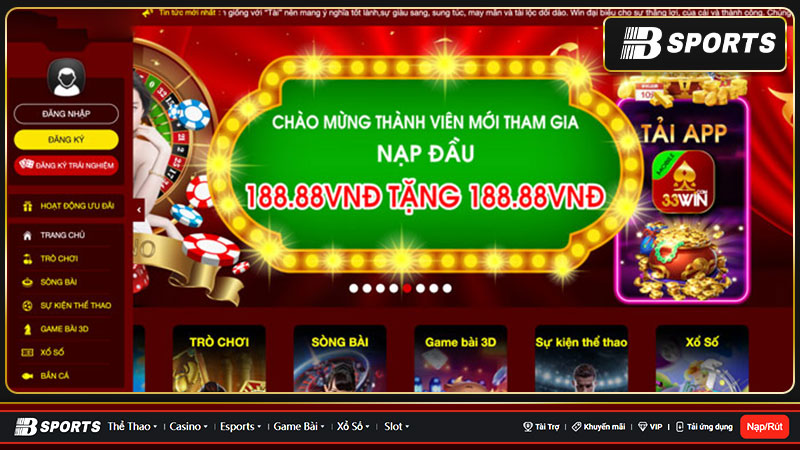 Nhà cái online này sở hữu vô số môn thể thao hấp dẫn trong hạng mục cá cược Nhà cái online này sở hữu vô số môn thể thao hấp dẫn trong hạng mục cá cược