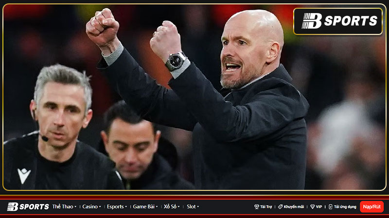 Ten Hag được ca ngợi tài ứng biến trong trận đấu với Barca Ten Hag được ca ngợi tài ứng biến trong trận đấu với Barca