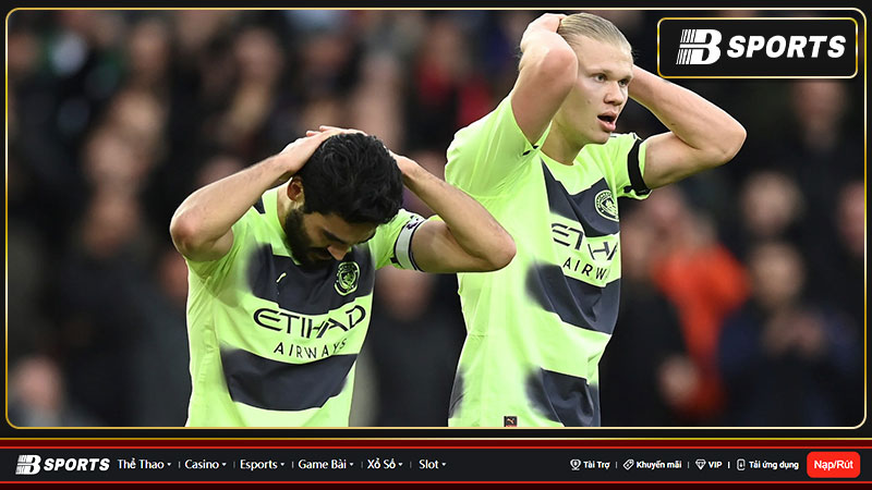 Man City đã kiểm soát bóng 75% thời lượng ở hiệp hai Man City đã kiểm soát bóng 75% thời lượng ở hiệp hai