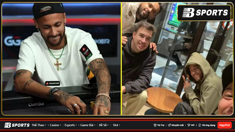 Không thể cấm Neymar chơi poker Không thể cấm Neymar chơi poker