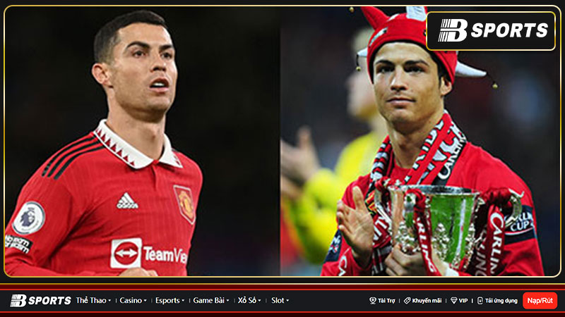 Ronaldo nhận huy chương Carabao Cup Ronaldo nhận huy chương Carabao Cup