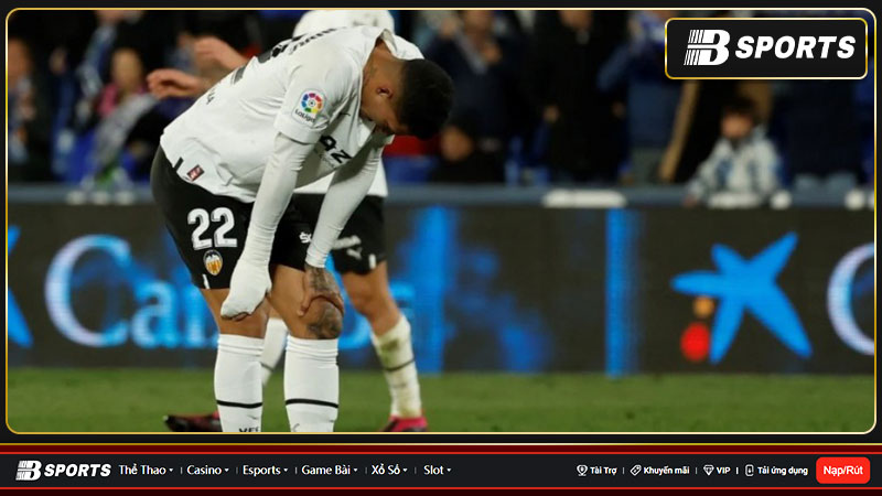 Đây là trận đầu tiên Valencia thất bại ở La Liga sau 14 vòng đấu Đây là trận đầu tiên Valencia thất bại ở La Liga sau 14 vòng đấu
