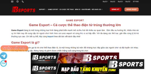 Cách cá cược esport tại Bsports hay nhất Cách cá cược esport tại Bsports hay nhất