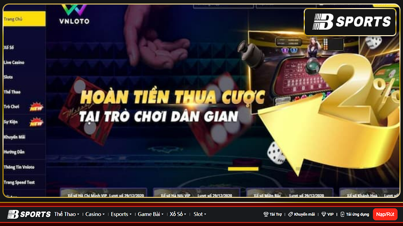 Tìm hiểu về Casino hoàn trả cao