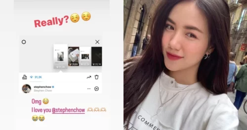 Nữ ca sĩ Phương Ly phấn khích khi được huyền thoại Châu Tinh Trì tương tác Nữ ca sĩ Phương Ly phấn khích khi được huyền thoại Châu Tinh Trì tương tác