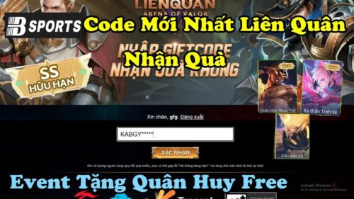 Code liên quân mới nhất quý I năm 2023 Code liên quân mới nhất quý I năm 2023