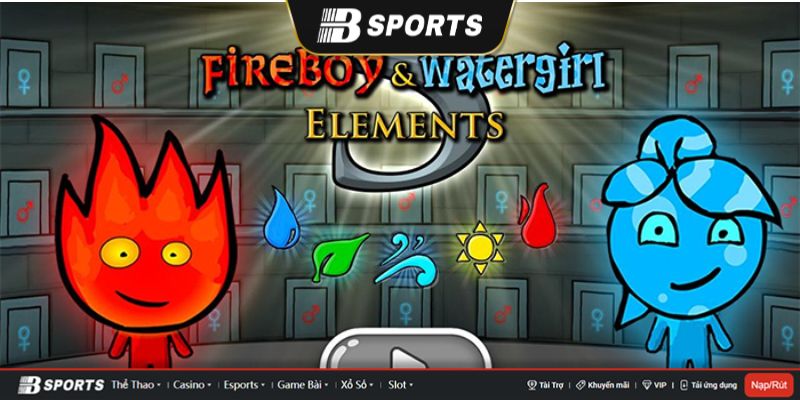 Chú bé lửa và nước tại cổng game 24h Chú bé lửa và nước tại cổng game 24h