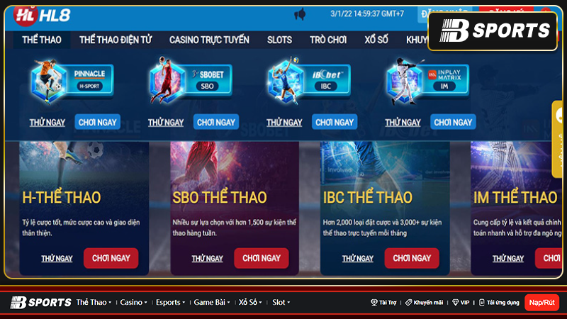 Kho trò chơi tại Hl8 casino