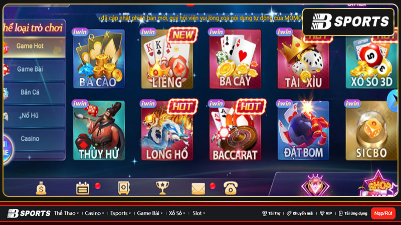 Kho giải trí Iwin2888 với hơn 100+ trò chơi hot hit nhất thị trường Kho giải trí Iwin2888 với hơn 100+ trò chơi hot hit nhất thị trường