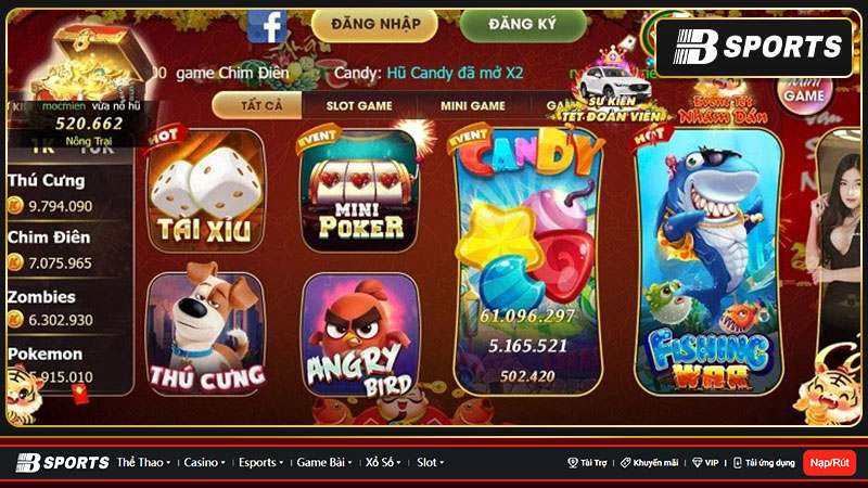 Kho game cá cược của nhà cái king86 cực kỳ đa dạng Kho game cá cược của nhà cái king86 cực kỳ đa dạng
