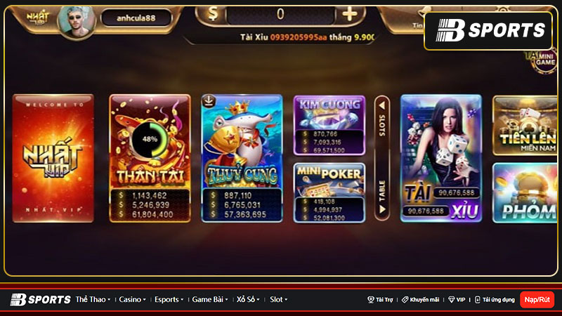 Thư viện game của nhà cái cực kỳ phong phú, đa dạng Thư viện game của nhà cái cực kỳ phong phú, đa dạng