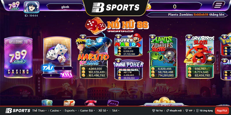 Nhiều tựa game slot hấp dẫn tại 789 club Nhiều tựa game slot hấp dẫn tại 789 club