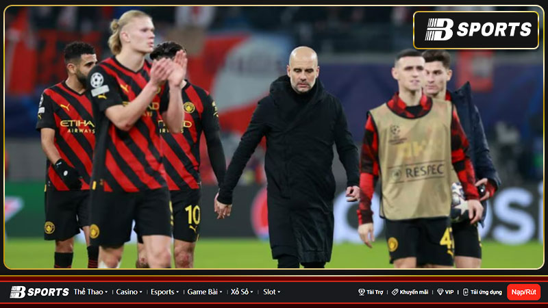 HLV Pep Guardiola đã bày tỏ sự hài lòng với màn trình diễn của đội bóng trong cả trận đấu HLV Pep Guardiola đã bày tỏ sự hài lòng với màn trình diễn của đội bóng trong cả trận đấu