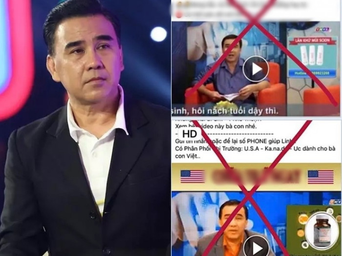 Vẻ mặt bức xúc của nam MC khi bị sử dụng hình ảnh trái phép Vẻ mặt bức xúc của nam MC khi bị sử dụng hình ảnh trái phép