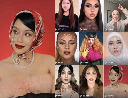 Quỳnh Thi liên tục gây bão với những phong cách makeup và biến hình siêu chất lượng trên TikTok (Nguồn: Internet)