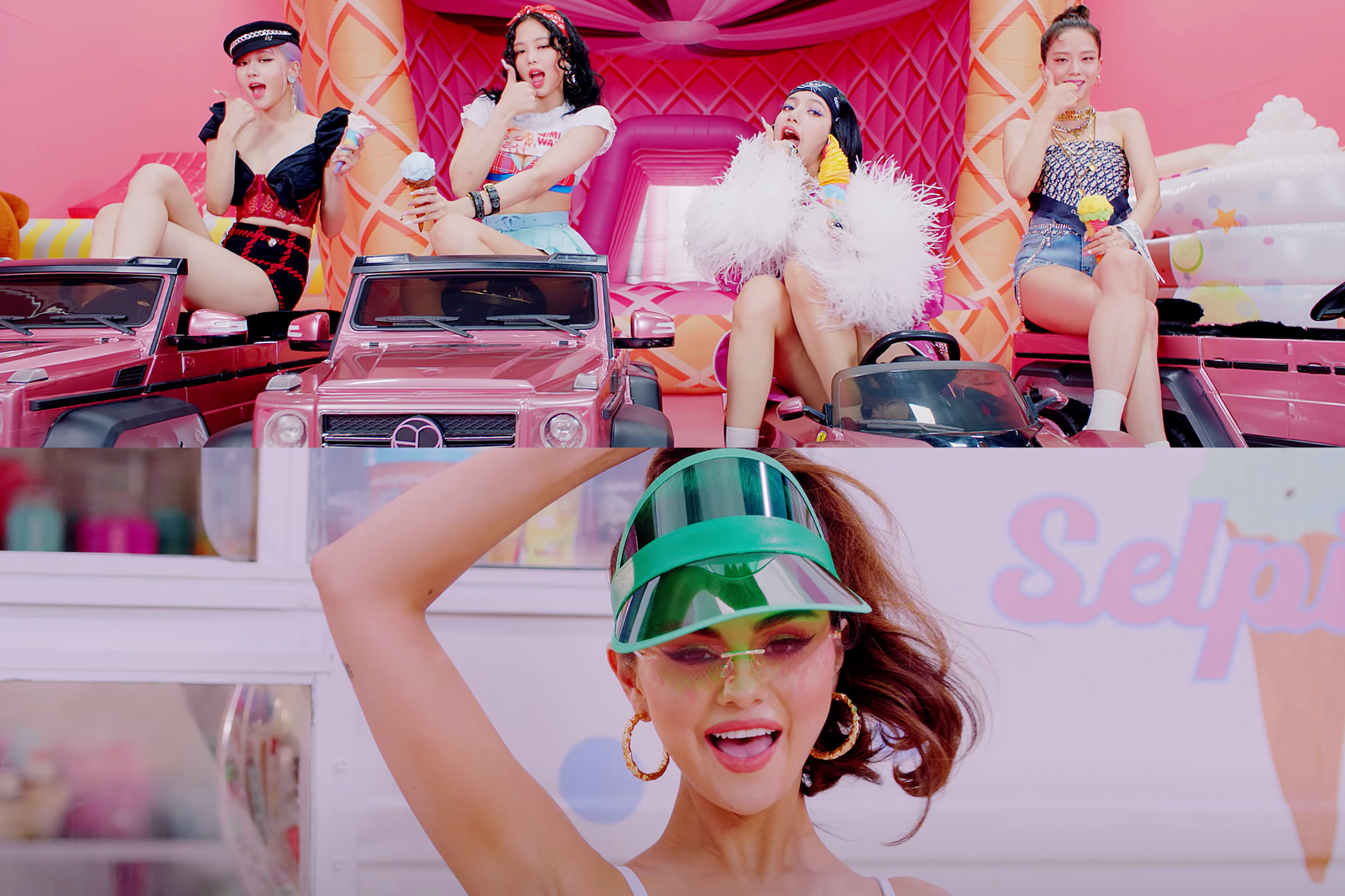 Selena Gomez kết hợp với nhóm nhạc nữ đình đám của Kpop - Black Pink Selena Gomez kết hợp với nhóm nhạc nữ đình đám của Kpop - Black Pink