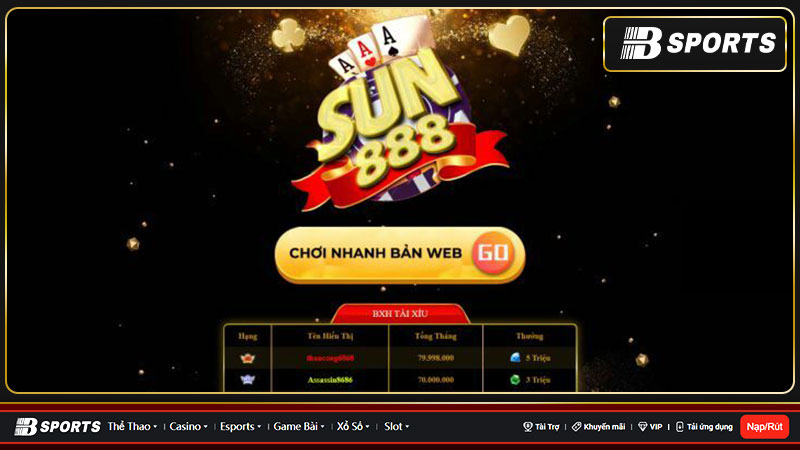 Khi nhắc tới kho trò chơi hấp dẫn tại Sun888 thì không thể nào bỏ qua cá cược thể thao trực tuyến Khi nhắc tới kho trò chơi hấp dẫn tại Sun888 thì không thể nào bỏ qua cá cược thể thao trực tuyến