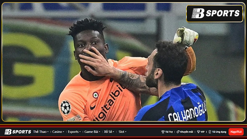 hủ môn Andre Onana và Edin Dzeko suýt xảy ra xô xát hủ môn Andre Onana và Edin Dzeko suýt xảy ra xô xát