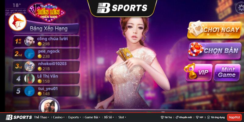 Tiến lên miền nam miễn phí dẫn đầu xu hướng Tiến lên miền nam miễn phí dẫn đầu xu hướng