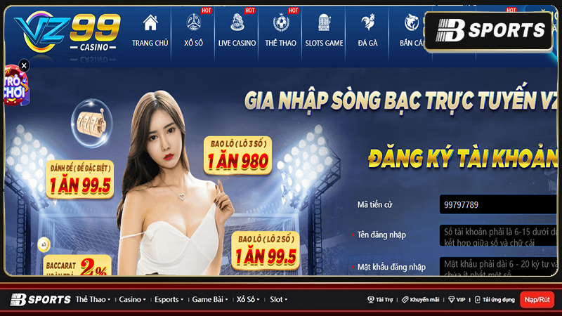 Sự cố link Vz99 casino đã được nhà cái khắc phục bằng app cá cược
