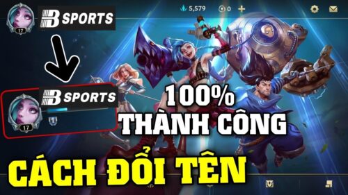 Đổi tên tốc chiến ngay trên trang Web