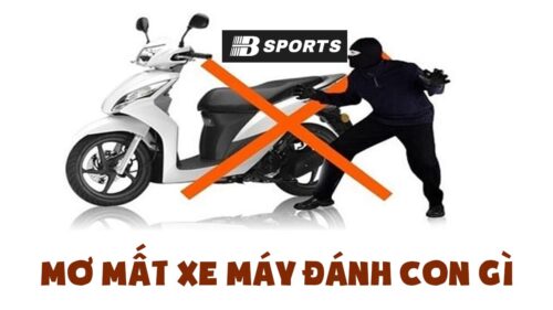 Mơ mất xe máy đánh con gì
