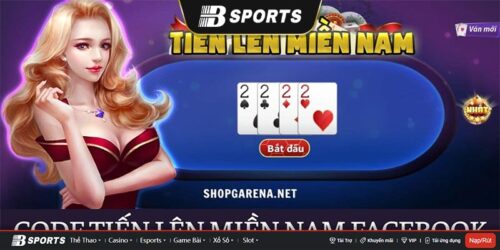Cách nhận code tiến lên miền nam thông qua facebook
