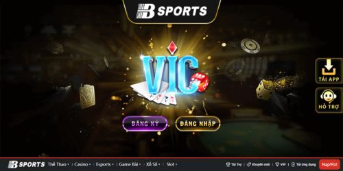 Giao diện vic game hoàn toàn mới mẻ