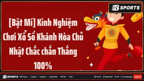 Xổ số Khánh Hòa chủ nhật