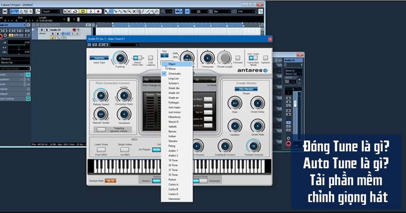 Ứng dụng đóng tune trong âm nhạc được sử dụng phổ biến Ứng dụng đóng tune trong âm nhạc được sử dụng phổ biến