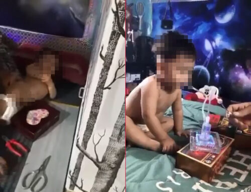 Bé trai 3 tuổi bị ép chơi ma túy đá và có dấu hiệu bị bạo hành