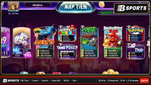 Chơi game săn tiền thưởng cực khủng tại cổng game nổ hũ 789