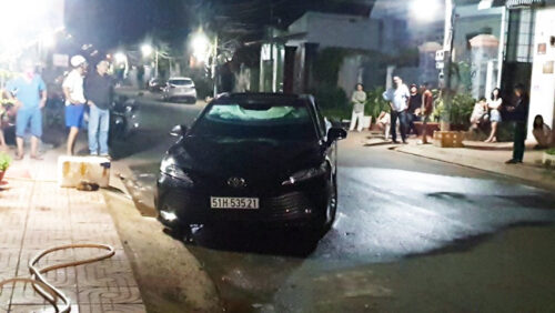 Xe ô tô Camry bất ngờ cháy, tài xê tử vong tại chỗ