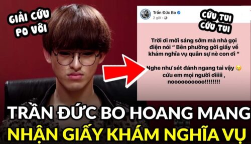 Anh chàng hoang mang vì nhận giấy khám nghĩa vụ