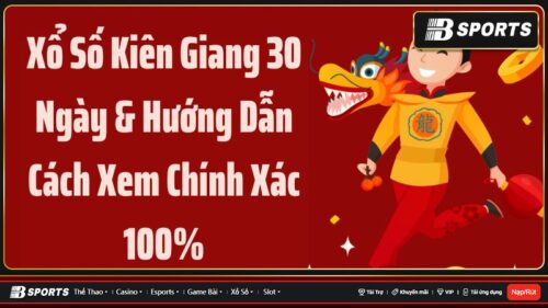 Xổ số Kiên Giang 30 ngày