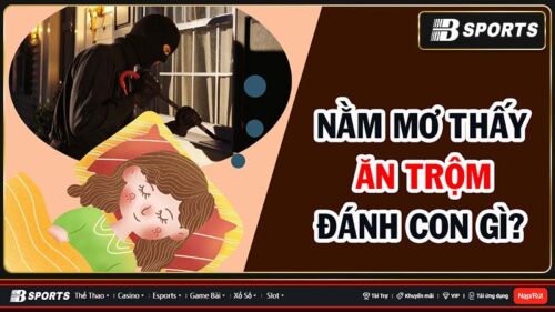 Mơ trộm vào nhà đánh con gì?